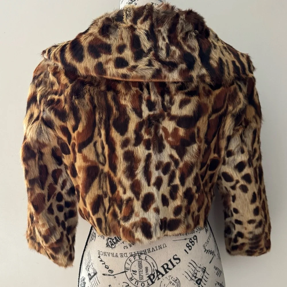 Wilson’s Leather Pelle Studio Rabbit Fur Jacket - Picture 5 of 8
